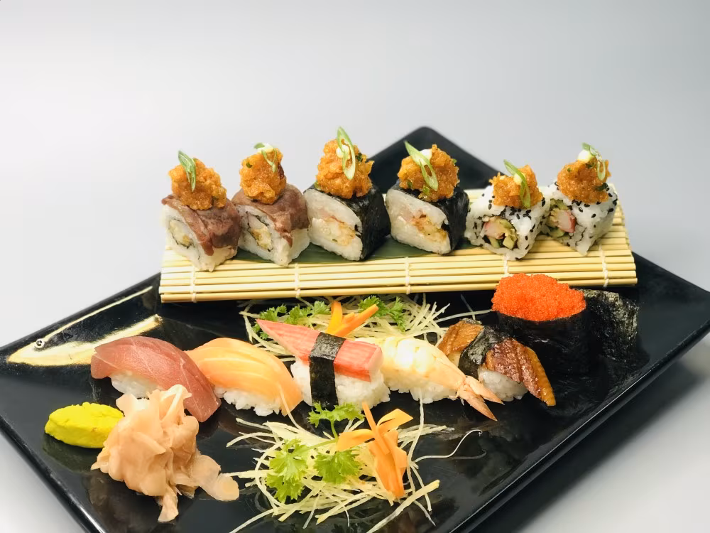 FLAME Restaurant & Bar | Flame signiture sushi platti!